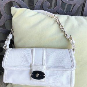 Ann Taylor LOFT White Shoulder Purse